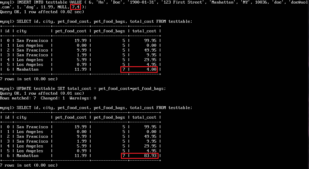 Add Calculated Column Error